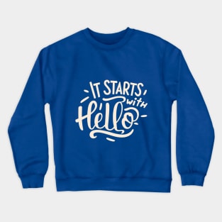 World Hello Day – November Crewneck Sweatshirt